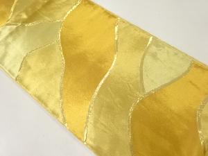 リサイクル 波模様織出し袋帯